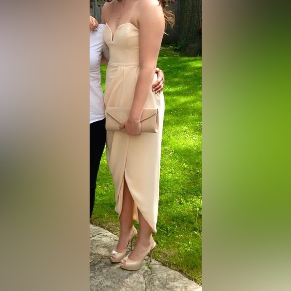 Shona Joy Light Pink Strapless Dress - Picture 2 of 2